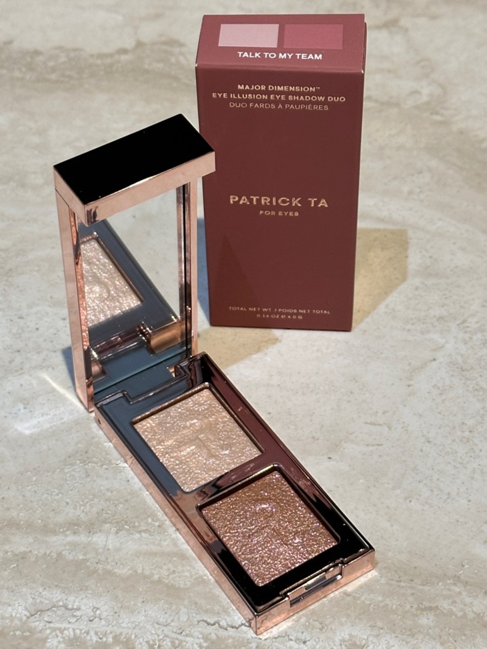 Patrick Ta Major Dimension Eye Illusion Eyeshadow Duo - Talk To My Team